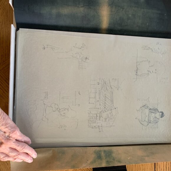 Facing East Jack Levine James A. Michener Signed Limited Edition 1970 Maecenas P - Picture 7 of 11